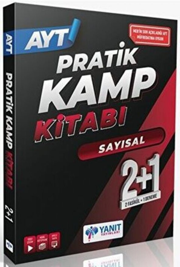 Yanıt Yayınları AYT Sayısal 2+1 Pratik Kamp Kitabı ürün görseli 1
