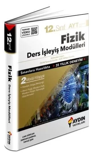 Aydın Yayınları 12. Sınıf AYT Aydın Fizik Ders İşleyiş Modülleri ürün görseli 1