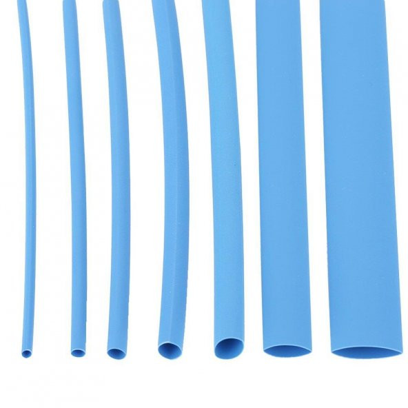 Isı ile 2/1 Daralan Makaron 3.5 mm - Mavi - 200 Metre ürün görseli 1