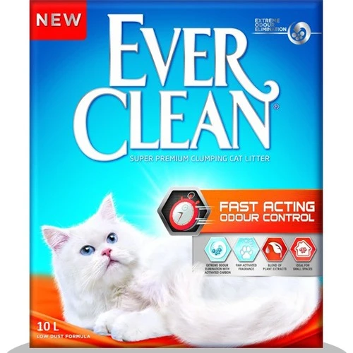 Ever Clean Fast Acting Odour Control Hızlı Koku Etkili Kedi Kumu 10 L. ürün görseli 1
