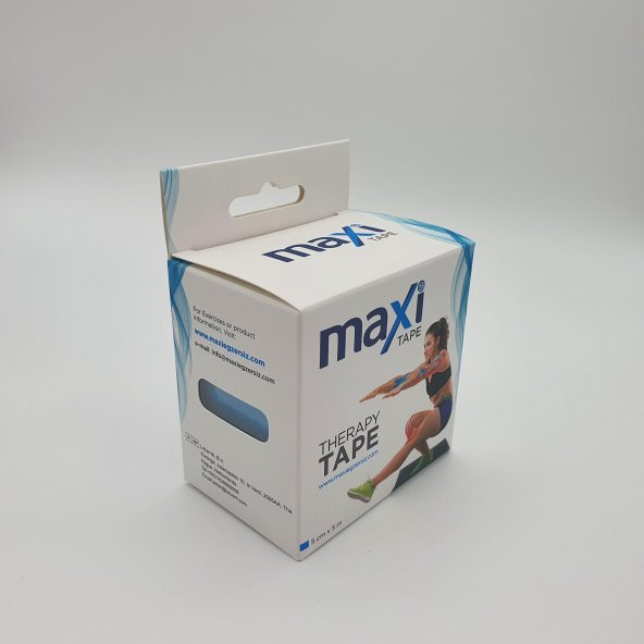 Maxi Sporcu Bandı Kinesio Tape Mavi Renk ürün görseli 1