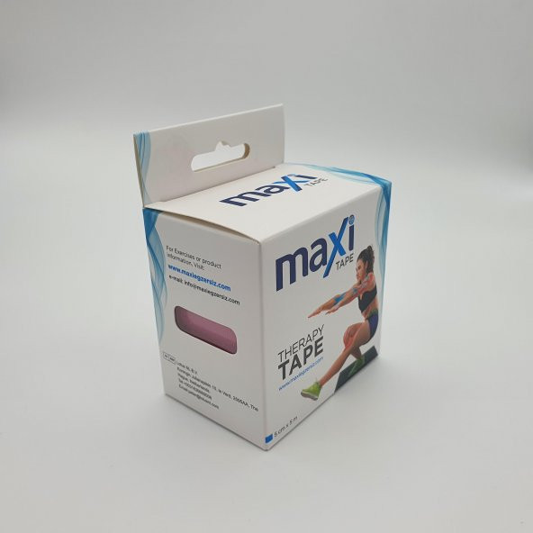 Maxi Sporcu Bandı Kinesio Tape Pembe Renk ürün görseli 1