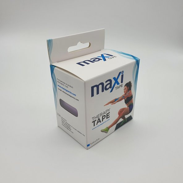 Maxi Sporcu Bandı Kinesio Tape Mor Renk ürün görseli 1