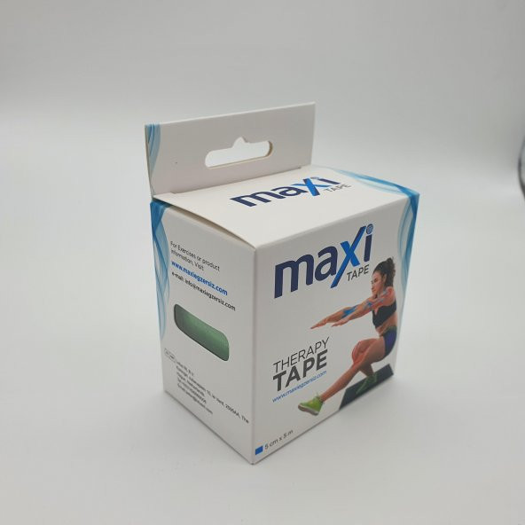 Maxi Sporcu Bandı Kinesio Tape Yeşil Renk ürün görseli 1