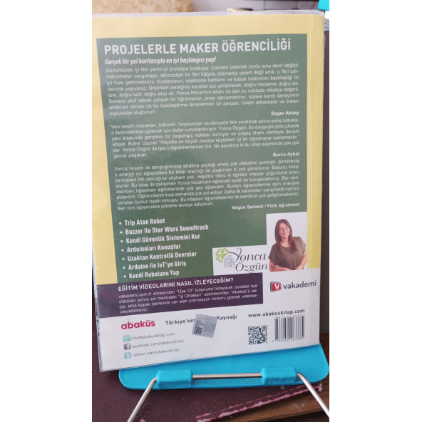 Projelerle Maker Öğrenciliği Yonca Özgün ABAKÜS KİTAP - Resim 3