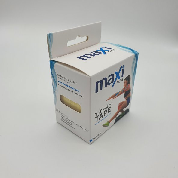 Maxi Sporcu Bandı Kinesio Tape Sarı Renk ürün görseli 1