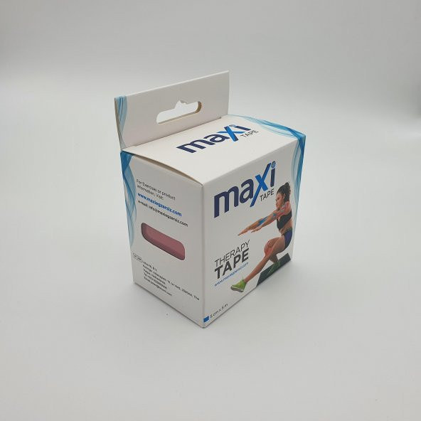 Maxi Sporcu Bandı Kinesio Tape Kırmızı Renk ürün görseli 1
