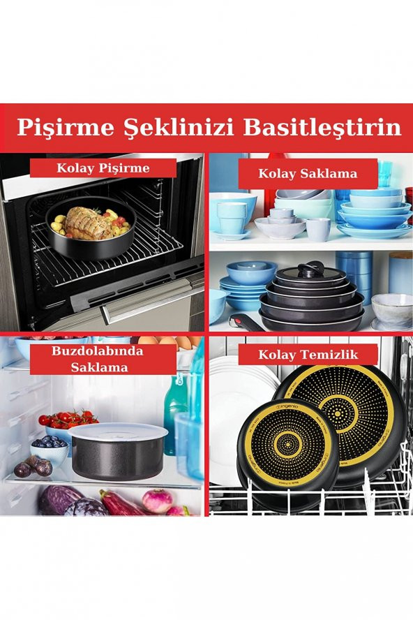 Tefal Ingenıo Easy On Set 5 Parça - Resim 4