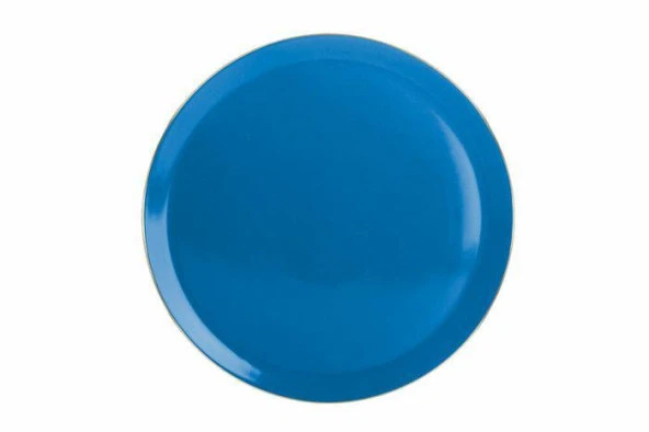 Porland Morocco Serisi 32cm Düz Tabak Desen2 Mavi ürün görseli 1