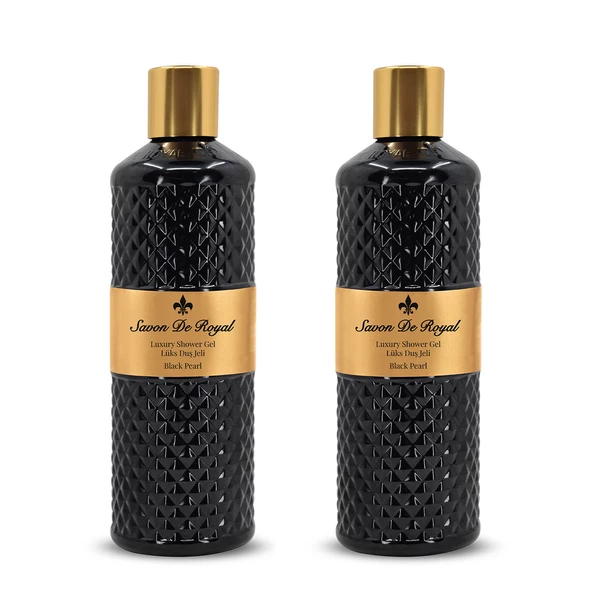 Savon De Royal Pearl Duş Jeli Siyah 500 ml 2 Adet ürün görseli 1