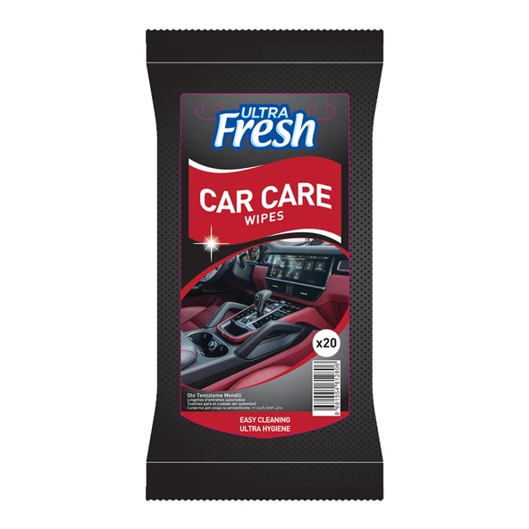 Ultra Fresh Araba Torpido Temizleme Mendili 20 Yaprak ürün görseli 1