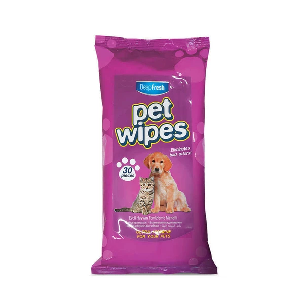 Deep Fresh Pet Temizleme Mendili 30 Yaprak - Resim 5