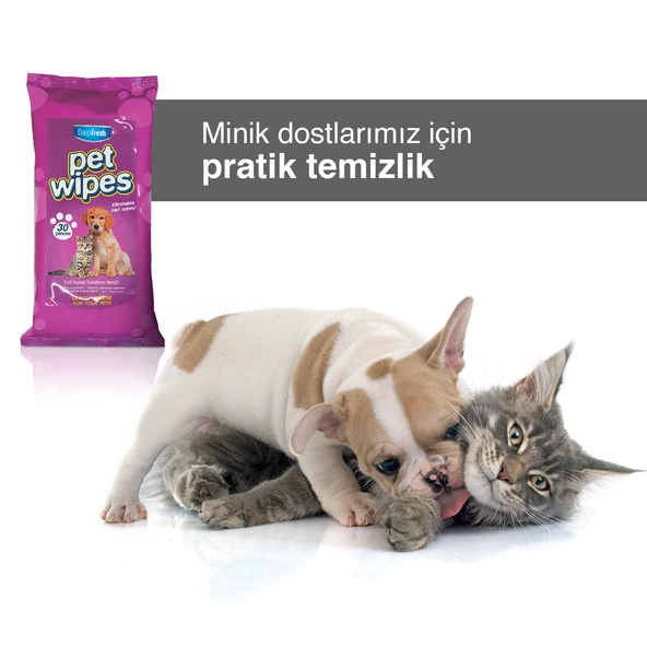 Deep Fresh Pet Temizleme Mendili 30 Yaprak - Resim 3