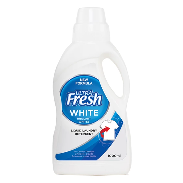 Ultra Fresh Sıvı Çamaşır Deterjanı Beyazlar 1000 ml ürün görseli 1