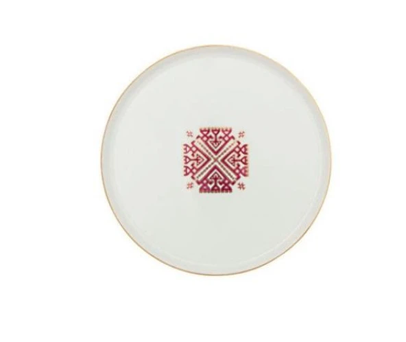 Porland Arabesque Serisi 21cm Düz Tabak Desen6 ürün görseli 1