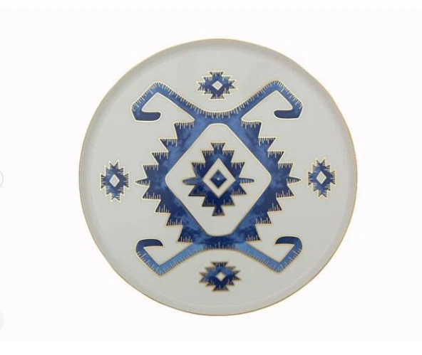 Porland Arabesque Serisi 27cm Düz Tabak Desen5 ürün görseli 1