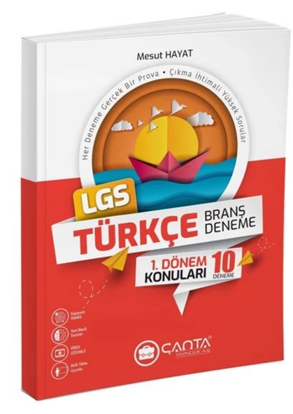 Çanta Yayınları LGS Türkçe 1.Dönem 10 Deneme Sınavı ürün görseli 1