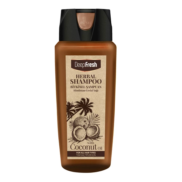 Deep Fresh Herbal Bitkisel Şampuan Hindistan Cevizi Yağı Özlü Tüm Saçlar 500 ml ürün görseli 1