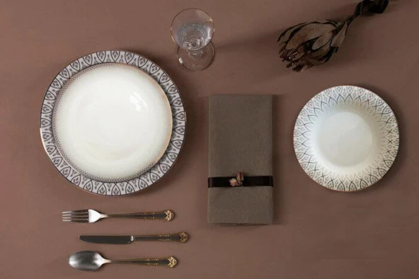 Porland Yemek Takımı 60 Parça Sweet Romantıc ürün görseli 1