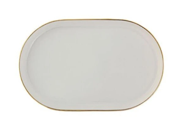 Porland Chopin Altın Serisi 18cm Oval Kayık Tabak ürün görseli 1