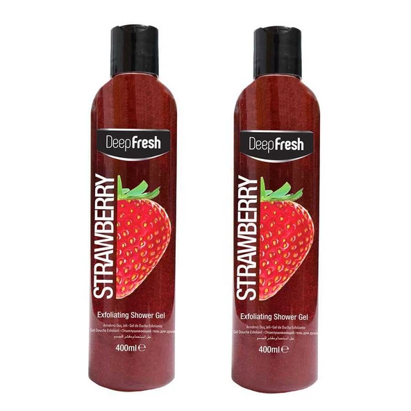 Deep Fresh Arındırıcı Duş Jeli Çilek 2 x 400 ml - Resim 5