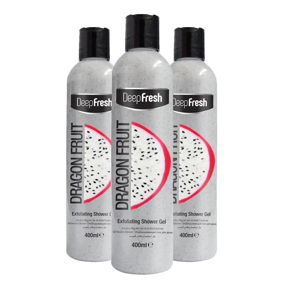 Deep Fresh Arındırıcı Duş Jeli Ejder Meyvesi 3 x 400 ml ürün görseli 1