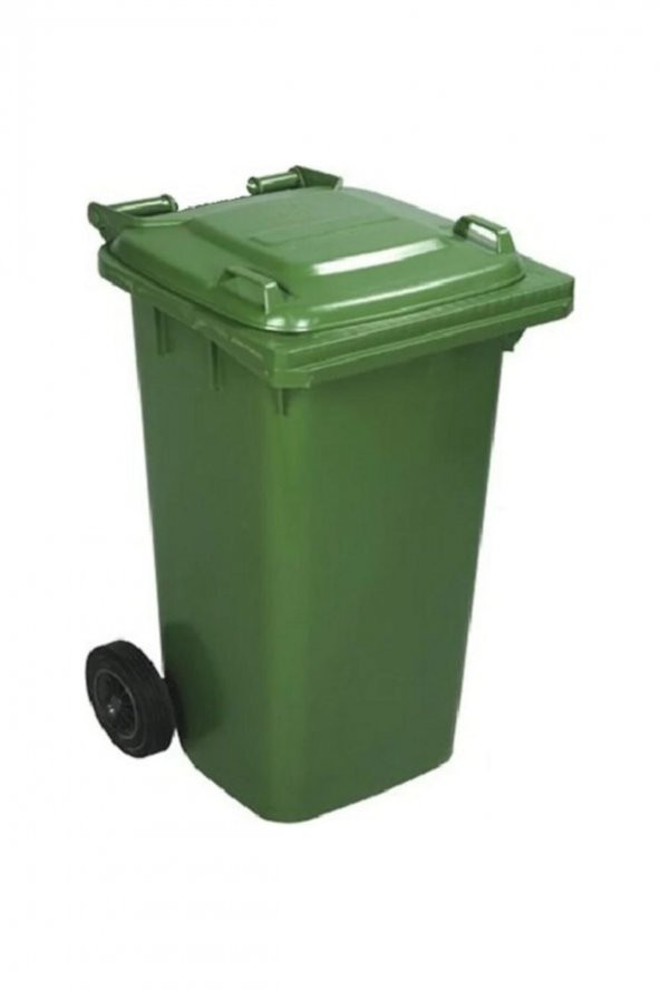 SABALAN   Plastik Çöp Konteyneri 240 Litre Konteyner - A Isıya Karşı Dayanıklı Malzeme - Yeşil ürün görseli 1