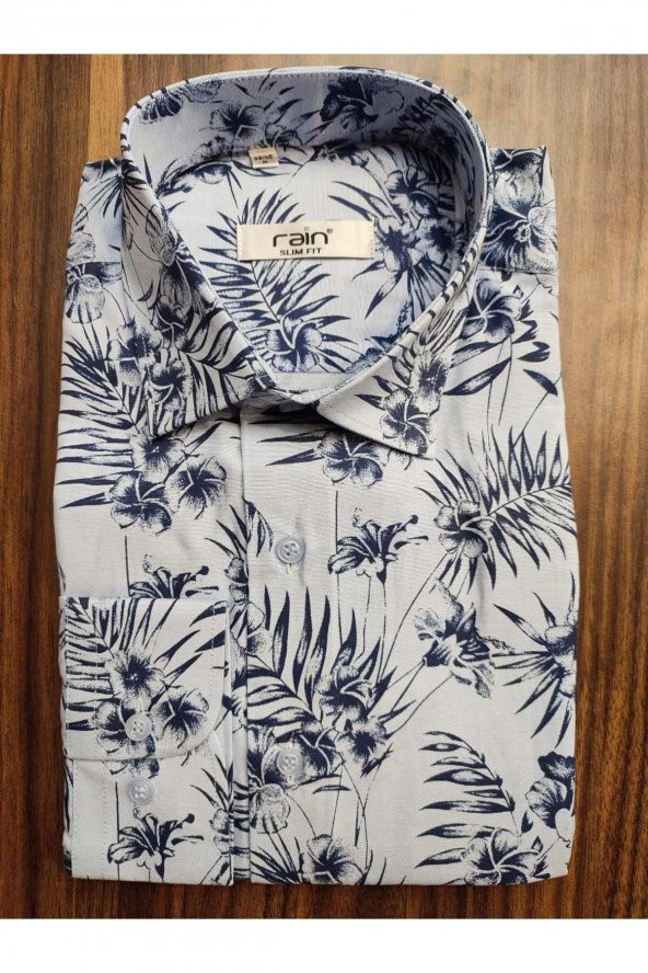 Slim Fit Pamuk Modern Kalıp Özel Üretim Gömlek ürün görseli 1