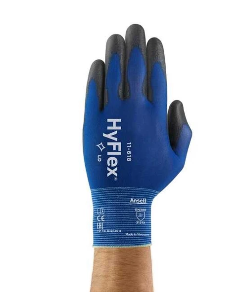 Ansell Hyflex 11-618 Dokunma Hassasiyetli Mekanik Koruma İş Eldiveni ürün görseli 1