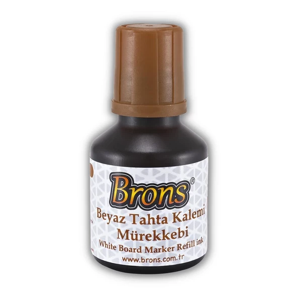 Kahverengi Yazı Tahta Kalem Mürekkebi 30 ml 1 Adet Brons Tahta Kalemi Mürekkebi 1 Adet ürün görseli 1