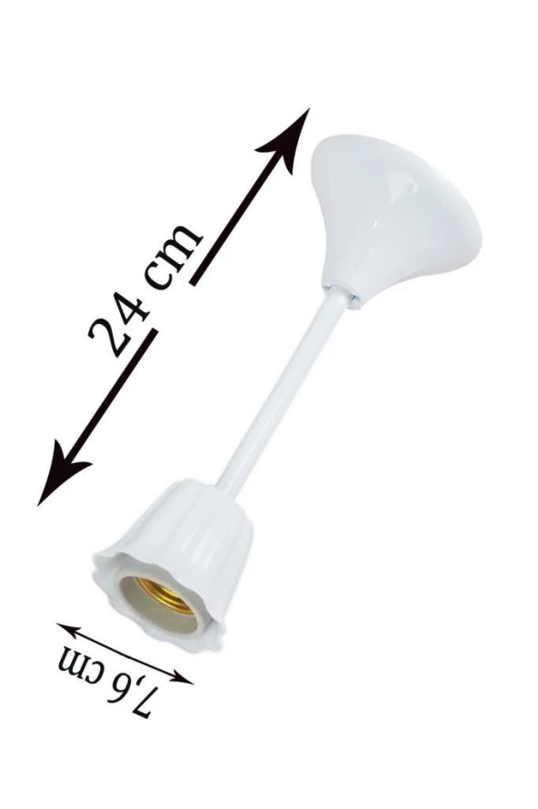 Mutlusan Dekoratif Normal Ampul Duyu E27 Duy 24 cm - Resim 2