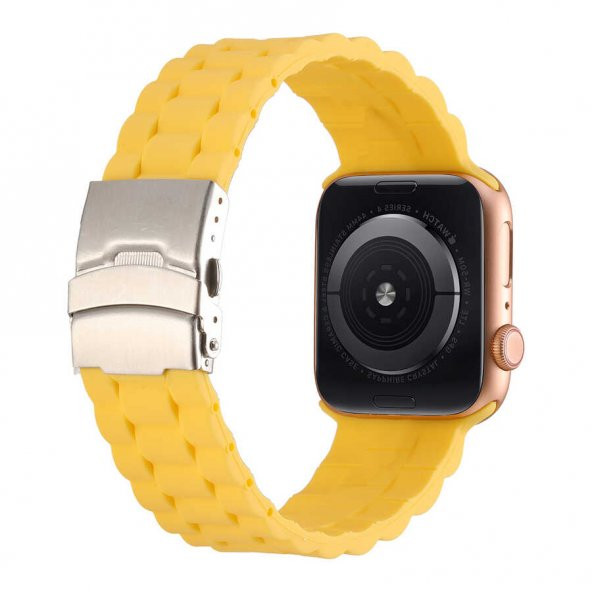 Apple Watch 38mm KRD-72 Silikon Kordon - Resim 4
