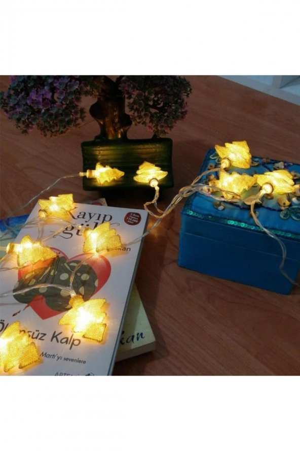 Metal Örgülü Çam Ağacı Şeklinde Günışığı Şerit Led Işık Zinciri ürün görseli 1