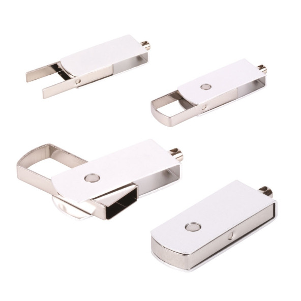 Döner mekanizmalı 16 GB Metal USB Bellek ürün görseli 1