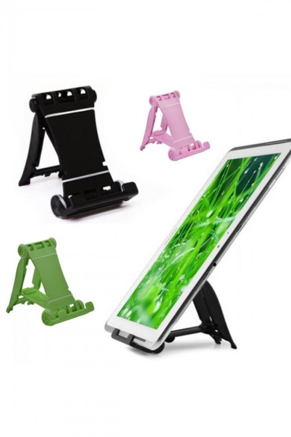 Cep Tefonu Tablet Standı Mini Masaüstü Telefon Tutucu Aparat ürün görseli 1