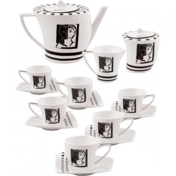 9 Parça Picasso Çay Seti ürün görseli 1