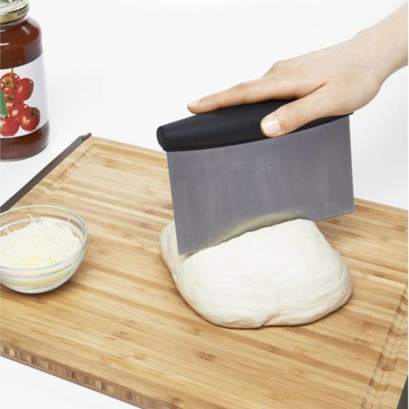 Çelik Hamur Kesici Kazıyıcı Pasta Kek Dekorasyon Spatula Aleti ürün görseli 1