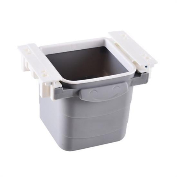 Mini Masa Çöp Kovası Plastik Tezgah Altı Geri Çekilebilir Yapışkanlı Görünmez Bölme Pratik ürün görseli 1
