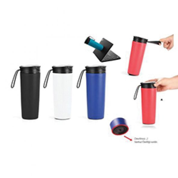 Paslanmaz çelik Devrilmez Termos ( 500 ml ) - Resim 2
