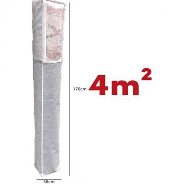 Pencereli Halı Hurcu Toz geçirmez Sağlam Dayanıklı Hurç Organizer 4m² ürün görseli 1