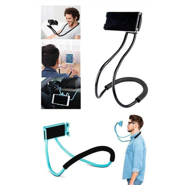 Boyuna Asılan Ergonomik 360 Derece Cep Telefonu Tutucu Stand ürün görseli 1