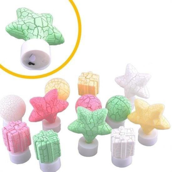 12 Adet Süper Parlak Tasarruflu Led Işıklı Lamba Dekoratif Objeler ürün görseli 1