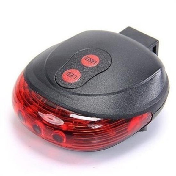 Çok Fonksiyonlu Pilli Bisiklet Led Lazer Işığı Arka Stop Lambası ürün görseli 1