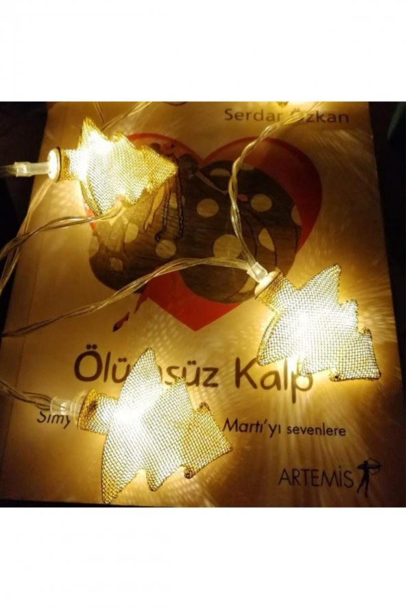 Metal Örgülü Çam Ağacı Şeklinde Günışığı Şerit Led Işık Zinciri ürün görseli 1