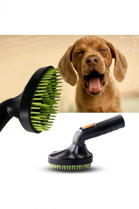 Süpürgeye Takılabilir Ergonomik Kedi Köpek Tüy Tarama Fırçası ürün görseli 1