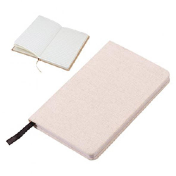 Ham bez kumaş Geri Dönüşümlü Defter ( A6 ) ürün görseli 1
