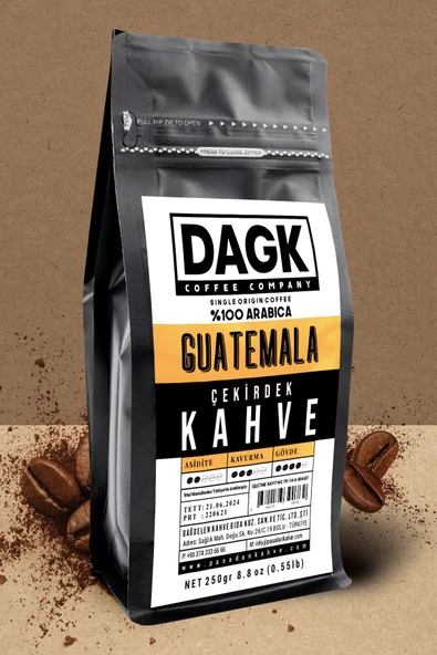 Dagk   Guatemala Çekirdek Kahve 250gr - Resim 4