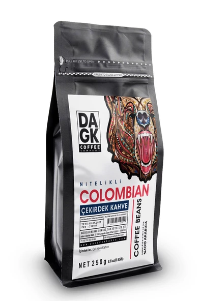 Dagk   Colombian Çekirdek Kahve 250gr ürün görseli 1