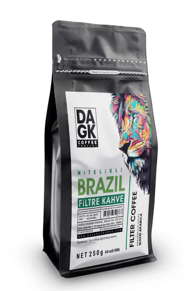 Dagk   Filtre Kahve Brazilian 250gr Öğütülmüş ürün görseli 1