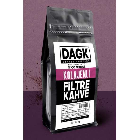 Dagk   Kolajenli Filtre Kahve Öğütülmüş 200g ürün görseli 1